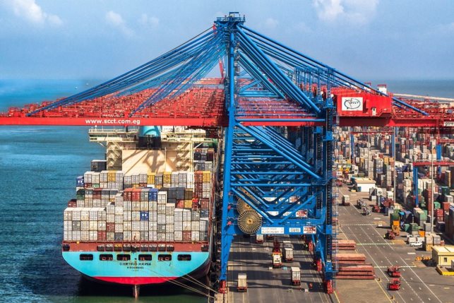 Suez Canal Trade Ship ships port said 